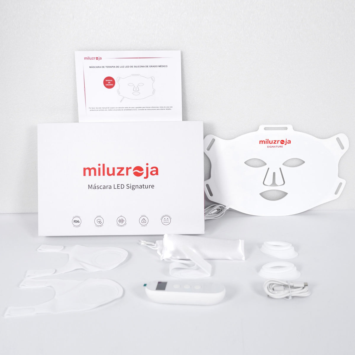 Máscara Facial de Luz LED